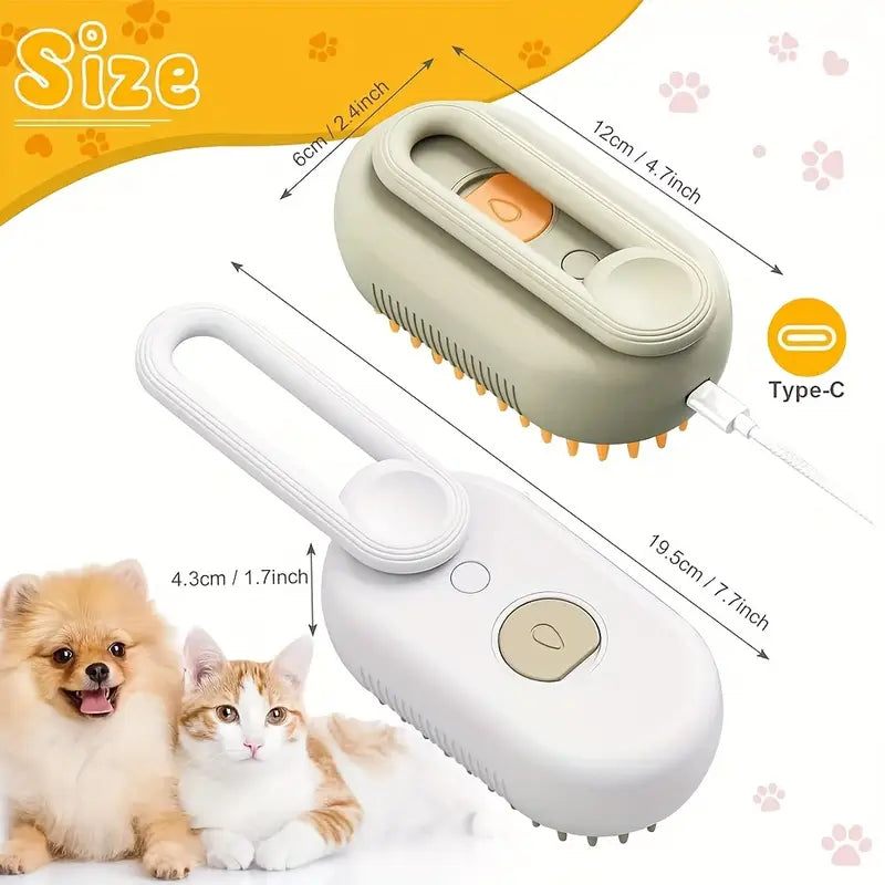 🎁 Cepillo vapor para mascota